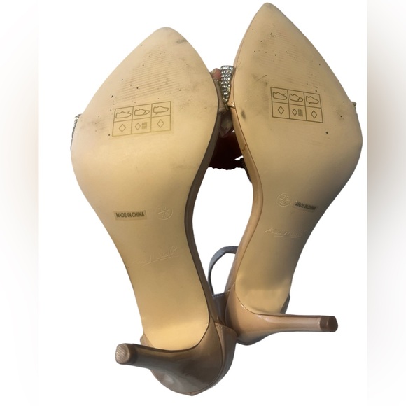 Anne Michelle Exception Women’s Single Band Open Toe Stiletto Heel Shoe 10 - Picture 9 of 14